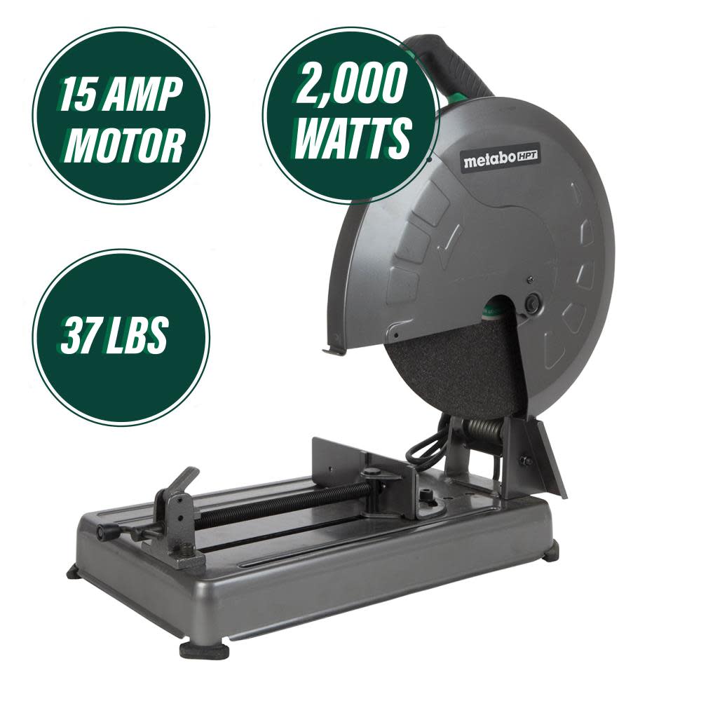Metabo HPT 14 Inch Portable Chop Saw | CC14SFS - Flockneti