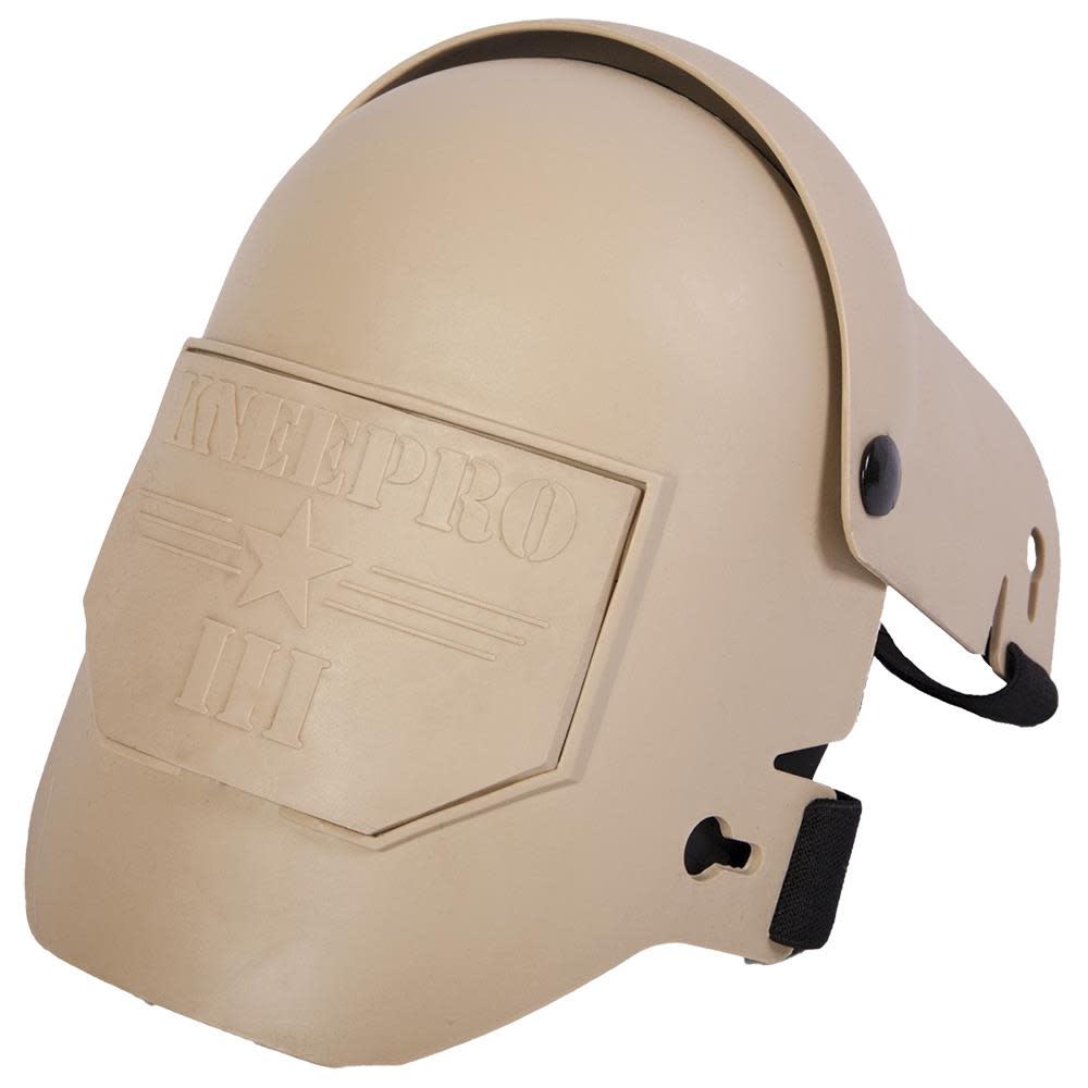 Sellstrom KneePro Ultra Flex III Knee Pads Heavy Duty Grip Strip Universal Size Tan Pair - Flockneti