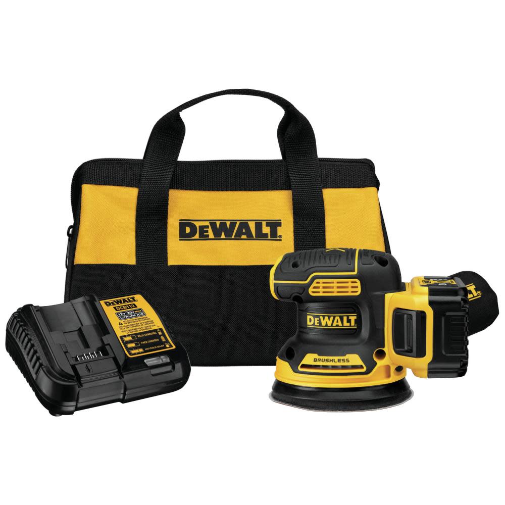 DEWALT 20V Variable Speed Random Orbital Sander Kit - Flockneti
