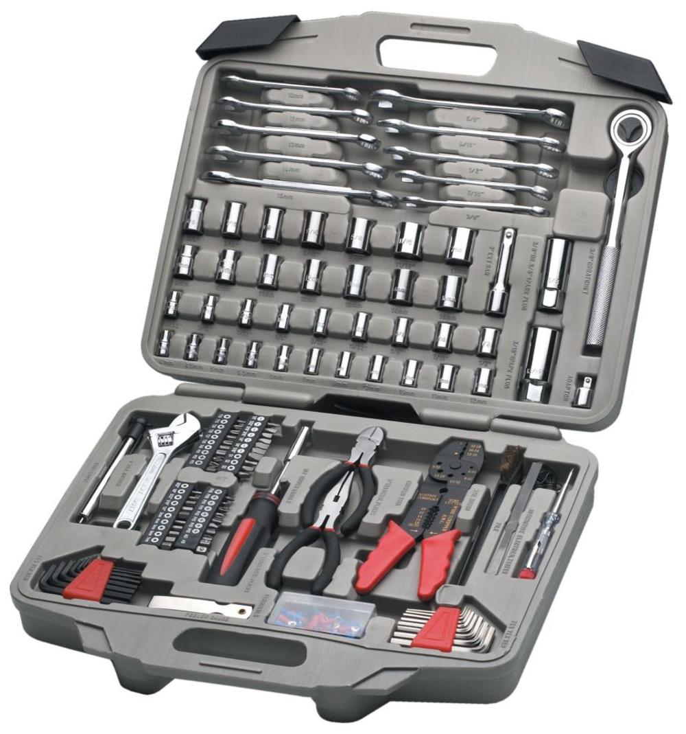 Allied International 175 pc. Mechanics Tool Set - Flockneti