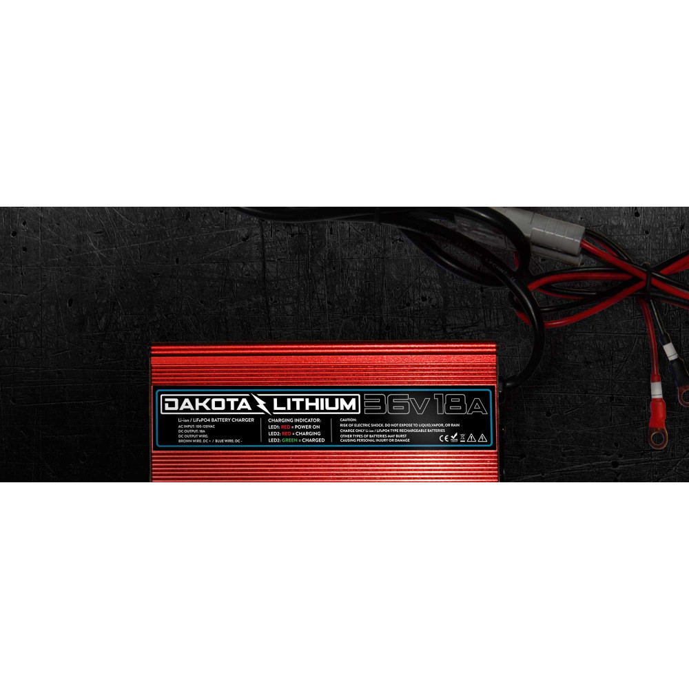 Dakota Lithium 36V 18A LiFePO4 Battery Charger - Flockneti