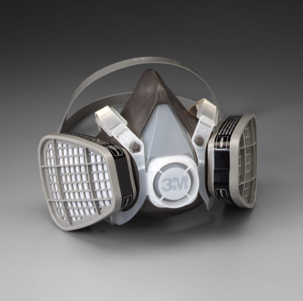3M Half Facepiece Disposable Respirator Assembly 5301 Organic Vapor Large - Flockneti