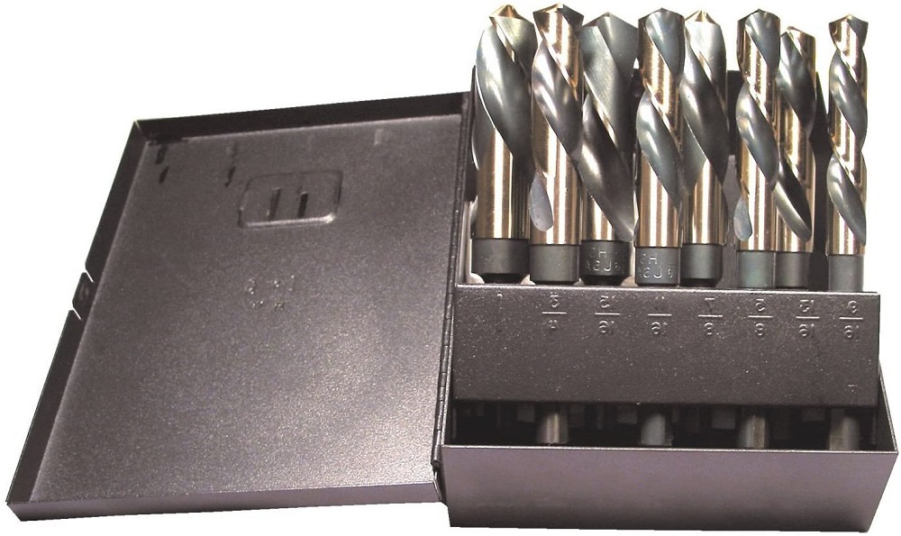 Viking Drill Type 280-UB Magnum Super Premium Reduced Shank Drill 8 Piece Set – 1/2″ - Flockneti