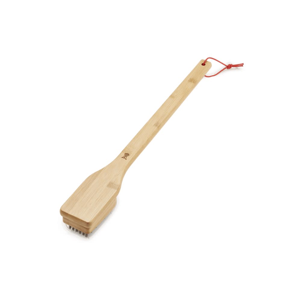 Weber 18″ Long Bamboo Grill Brush - Flockneti