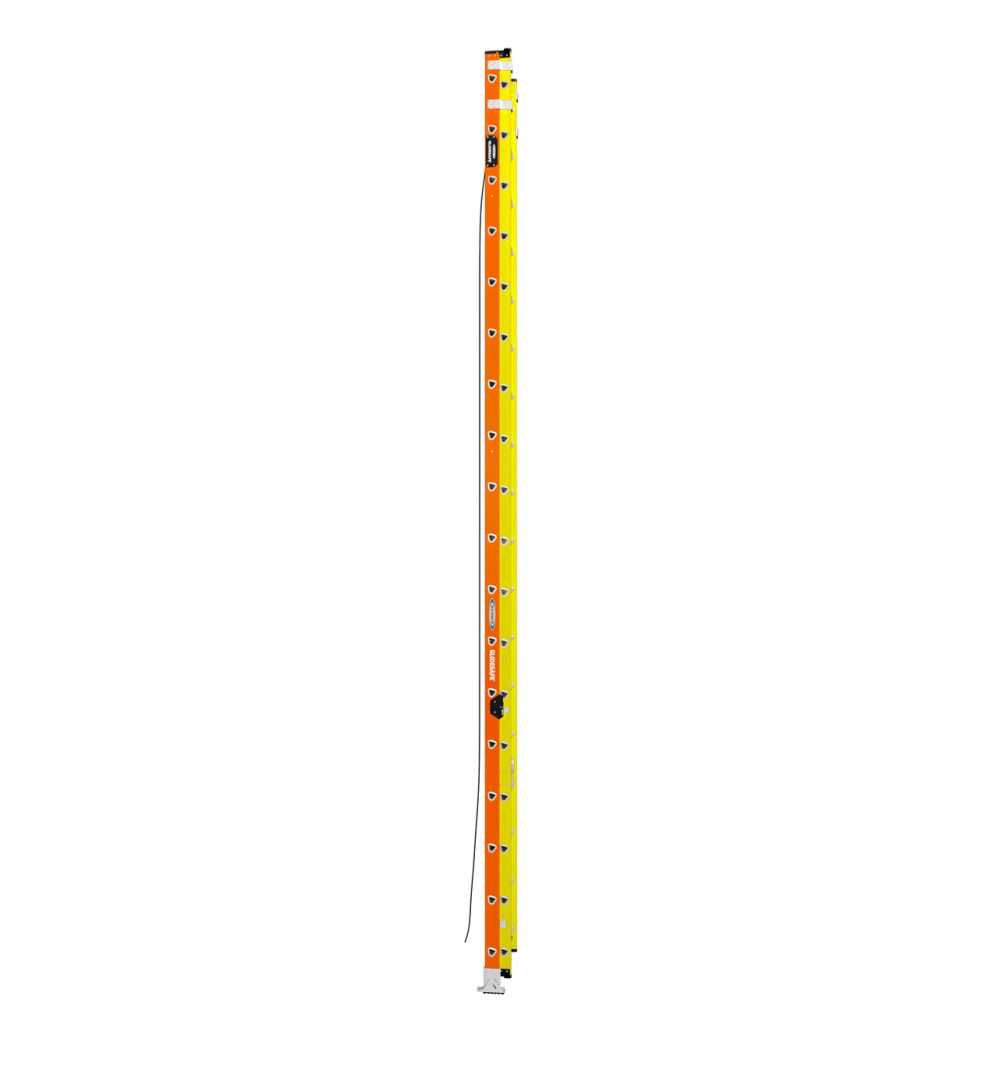Werner Glidesafe Extension Ladder Fiberglass Tri Rung Type IA 36′ - Flockneti