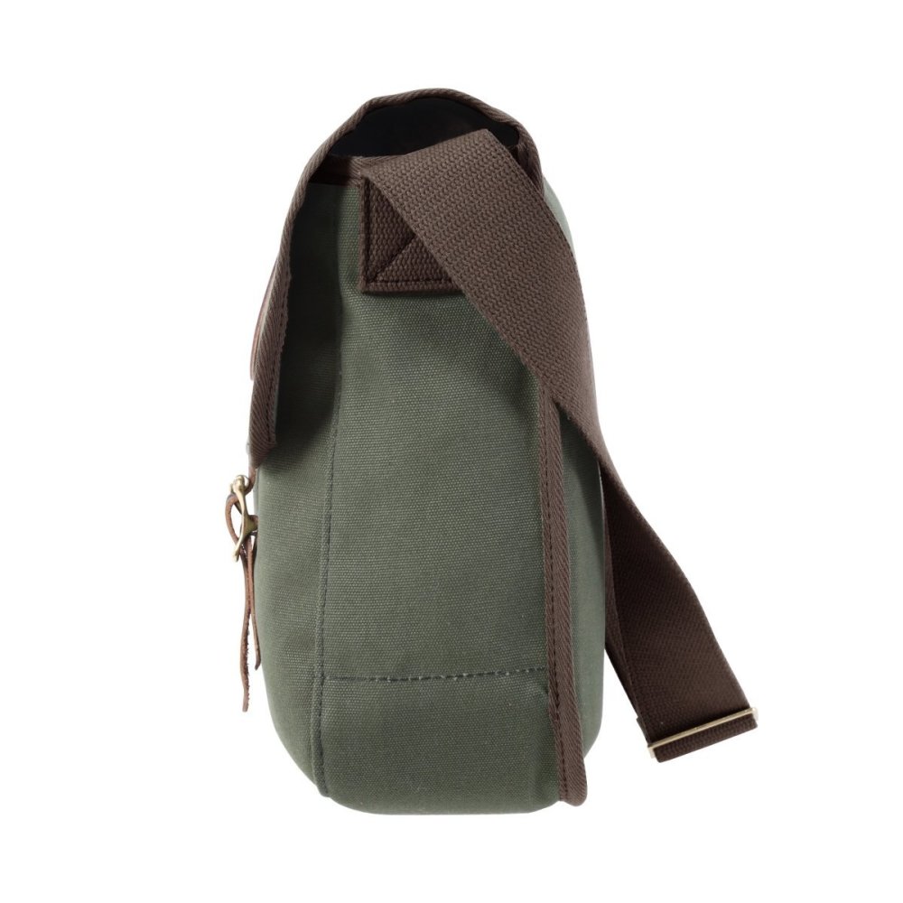 Duluth Pack 17 In. 13 Liters Capacity Olive Drab Laptop Book Bag - Flockneti