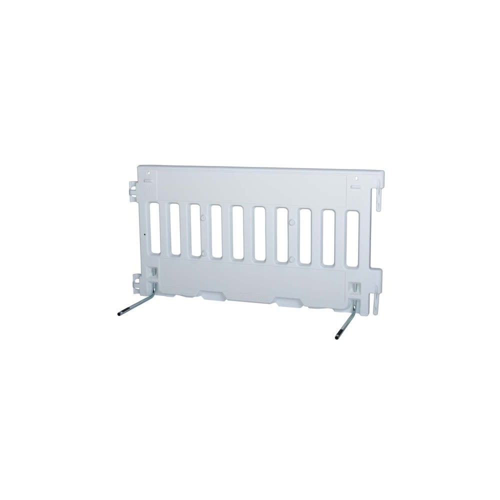 Vizcon White UV Stabilized Polyethylene Plastic ADA Wall with Leg - Flockneti