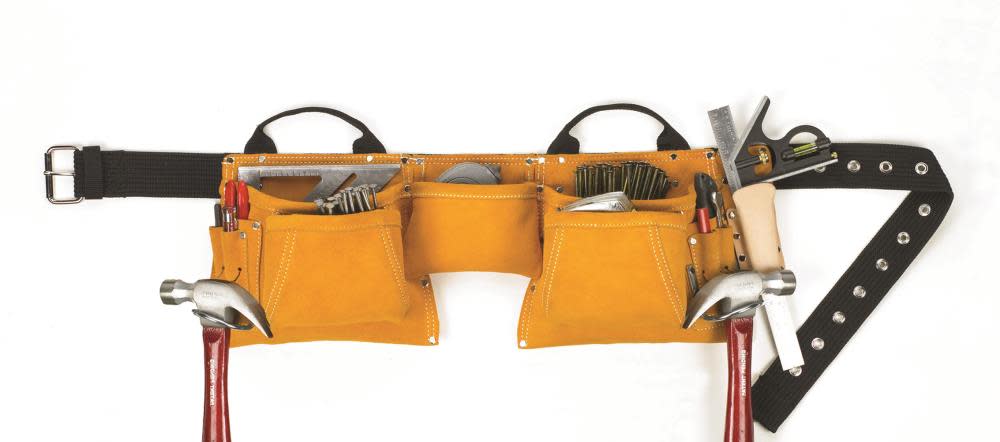CLC 12-Pocket Heavy-Duty Construction Work Apron - Flockneti
