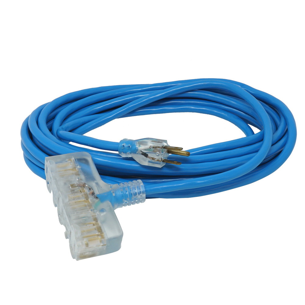 Southwire Extension Cord 12/3 Cold Weather 3 Outlet 50′ - Flockneti