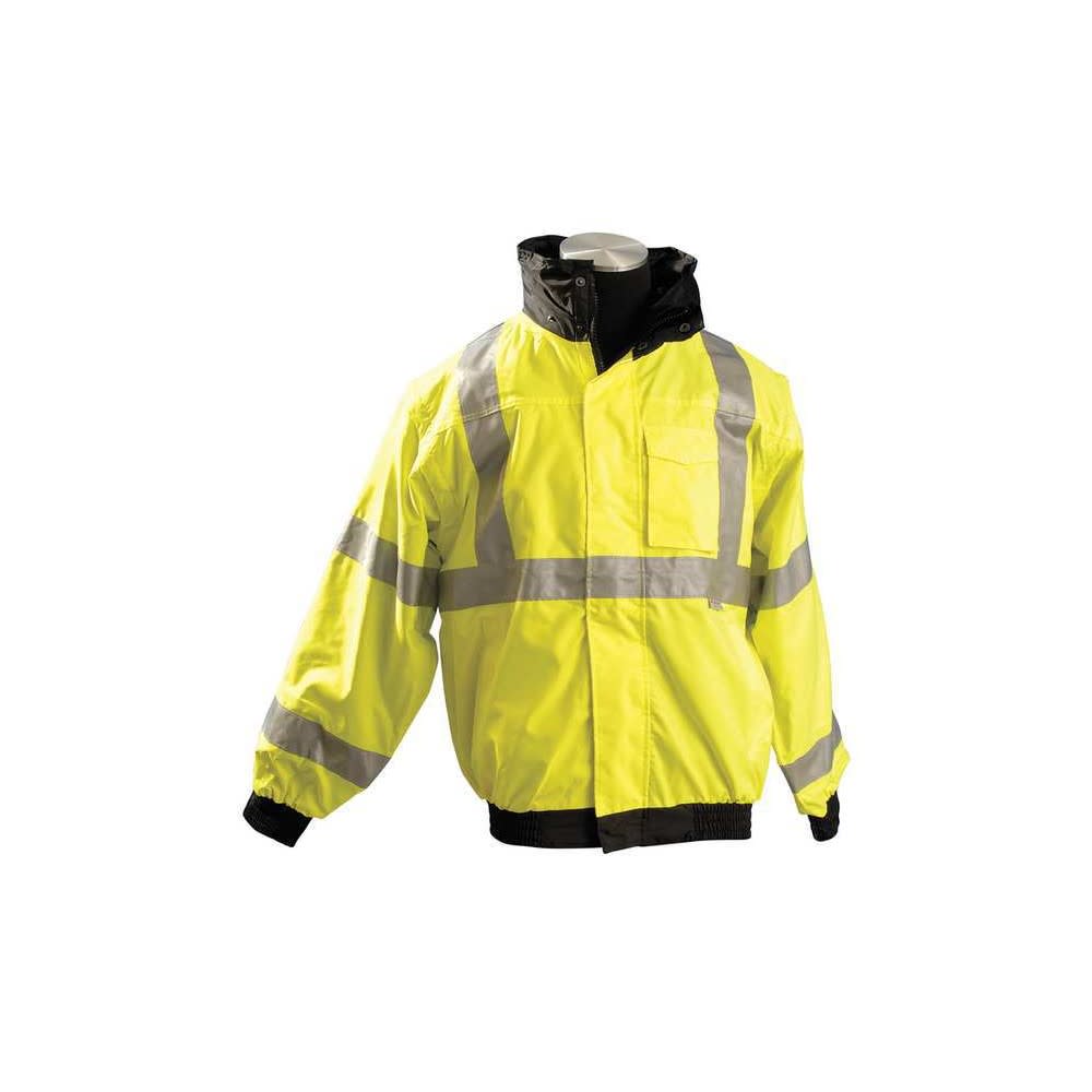 Occunomix X-Large Yellow Premium Four-Way Original Bomber Jacket - Flockneti