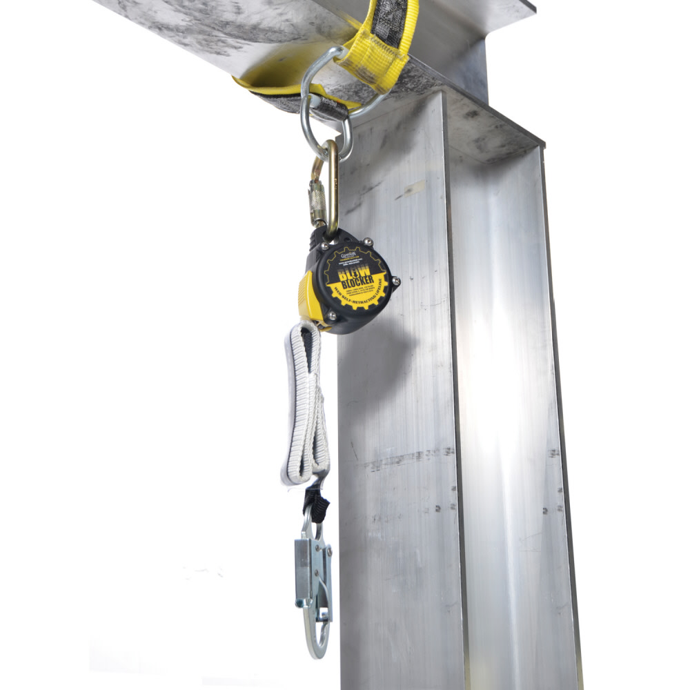 Guardian Fall Protection 7 Ft. Single Blow Blocker with High Strength Rebar Hook - Flockneti