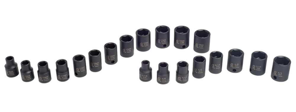 Sunex 3/8 In. Drive Master Impact Socket Set 42 pc. - Flockneti