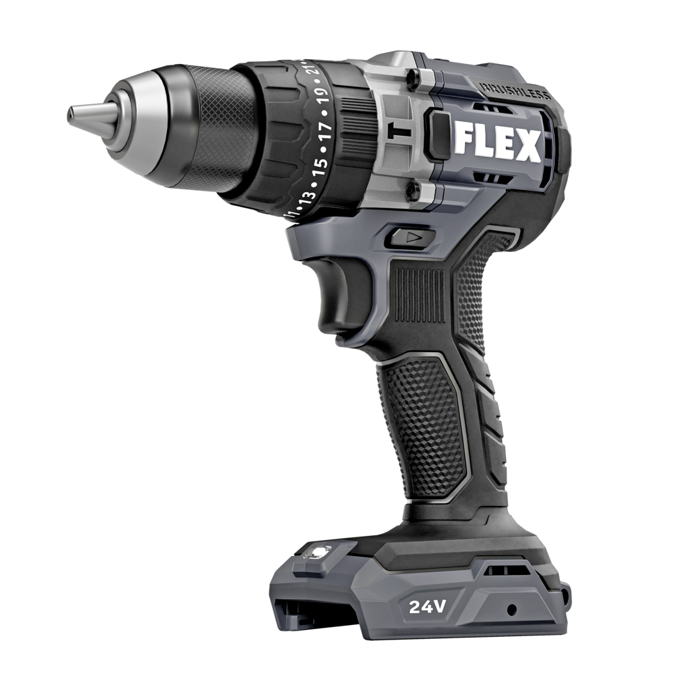 FLEX 24V 1/2″ 2 Speed Hammer Drill Bare Tool - Flockneti