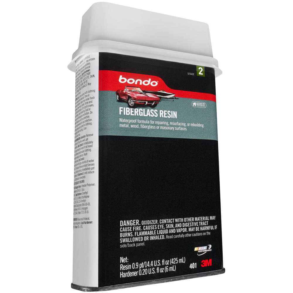 Bondo Fiberglass Resin 0.9 Pint - Flockneti