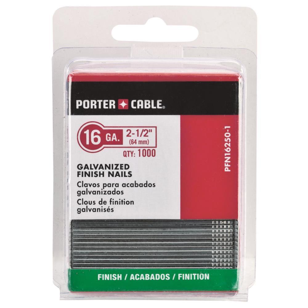 Porter Cable 2-1/2″ 16 Gauge Finish Nails 1000 Pack - Flockneti