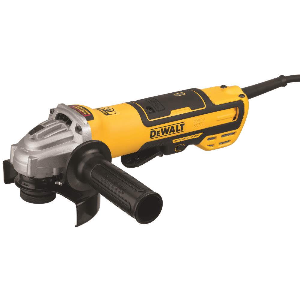 DEWALT 5 in. Brushless Paddle Switch Small Angle Grinder with Kickback Brake - Flockneti