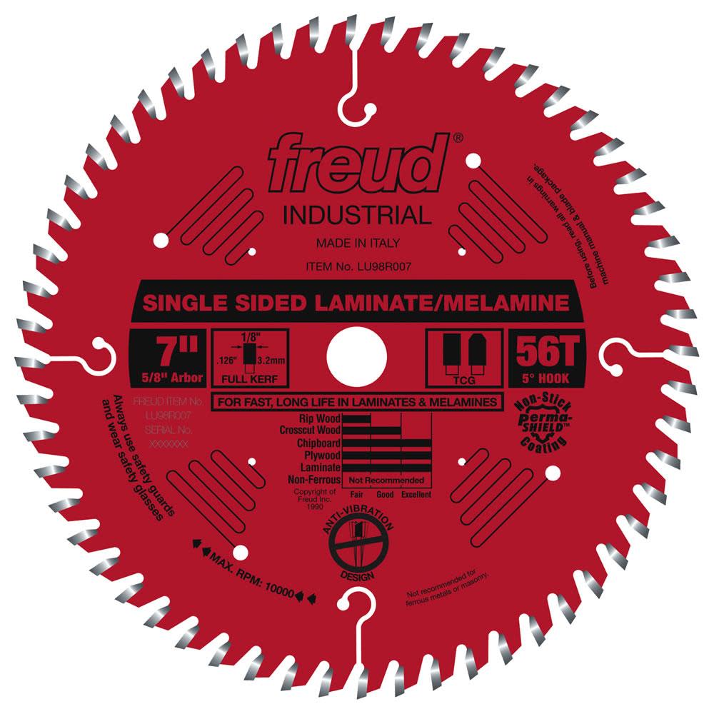 Freud 7″ Single Sided Laminate/Melamine Blade with Perma-SHIELD Coating - Flockneti