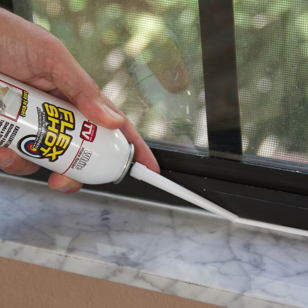 Flex Seal 8 oz Flex Shot Rubber Sealant – White - Flockneti