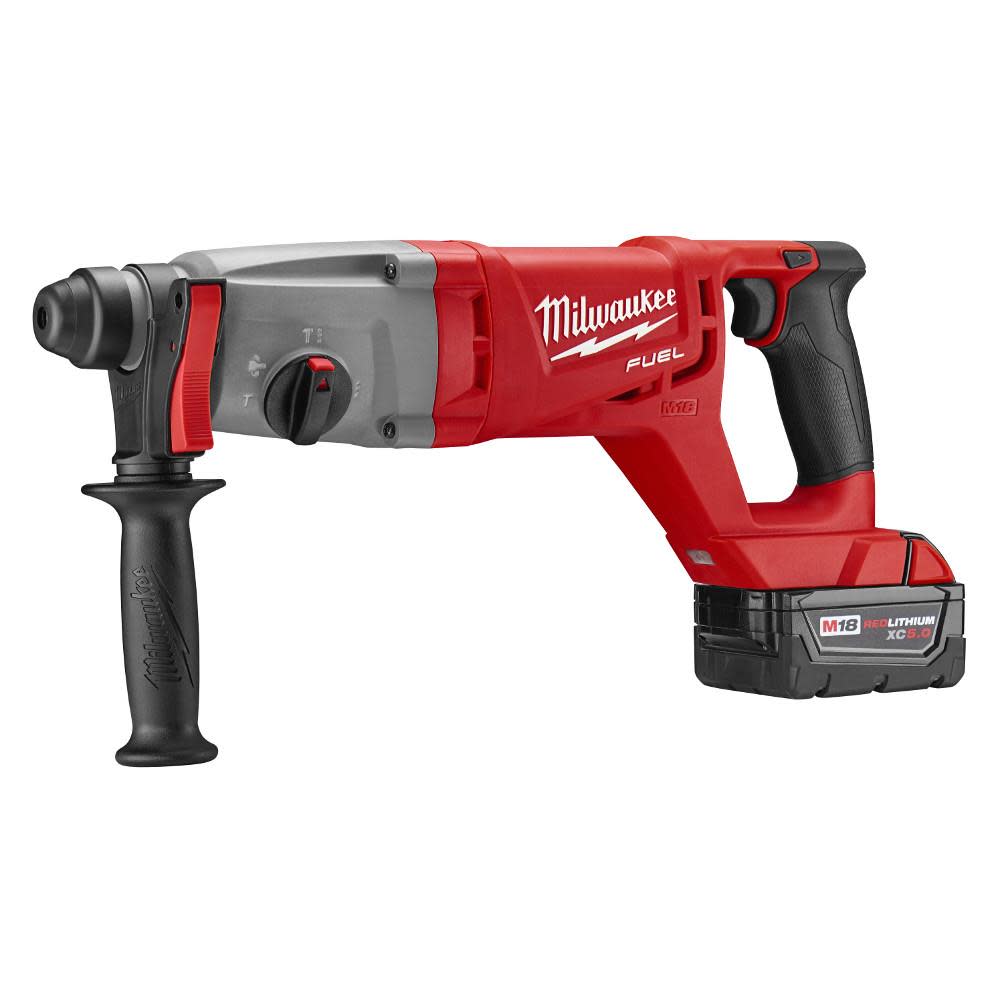 Milwaukee M18 FUEL D-handle Rotary Hammer Kit - Flockneti