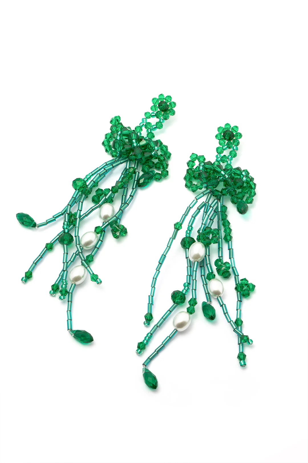 Glass Tassel Earrings - Flockneti