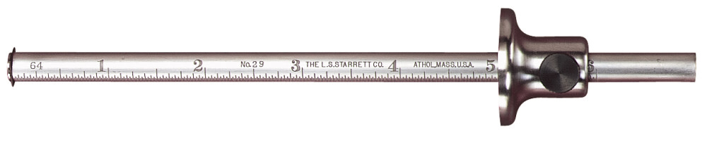Starrett No.29 Scratch Gage (150mm) 64ths Grad - Flockneti