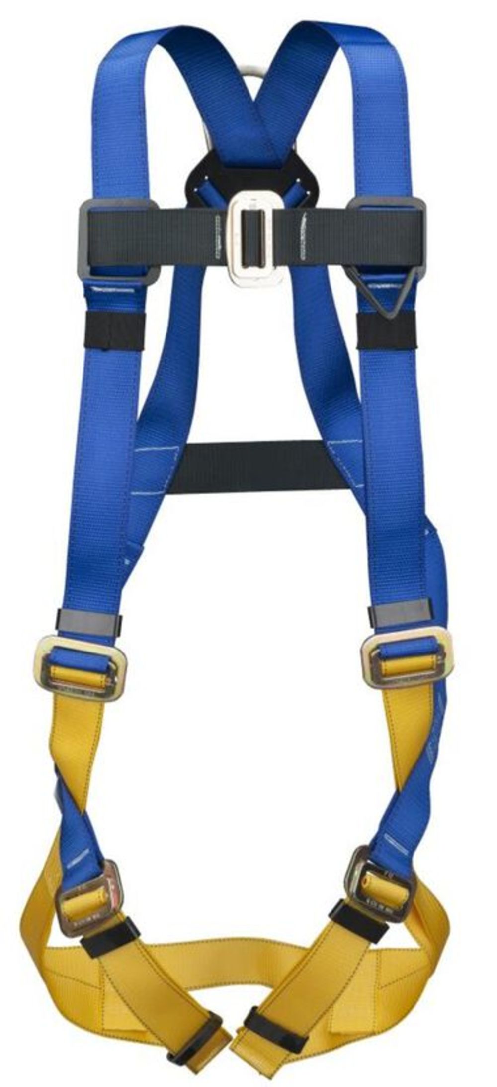 Werner Werner BaseWear Standard Harness with Attached 6′ DeCoil Lanyard Pass Through Legs Universal - Flockneti