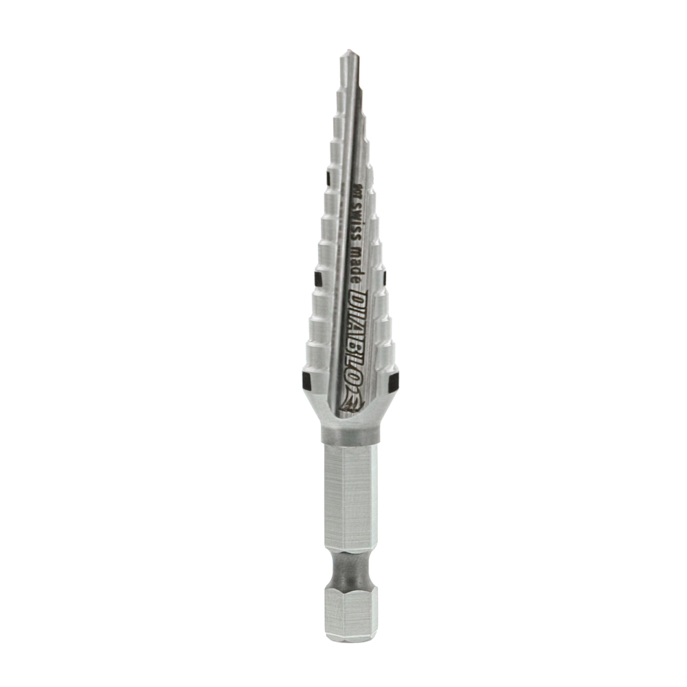 Diablo Tools 1/4″ – 1/2″ Impact Step Drill Bit (13 Steps) - Flockneti