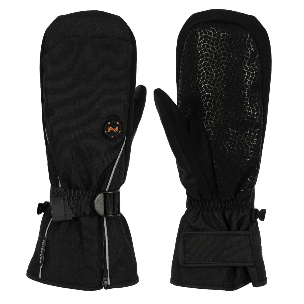 Mobile Warming Storm Heated Mittens Unisex 7.4V Black 3XL - Flockneti