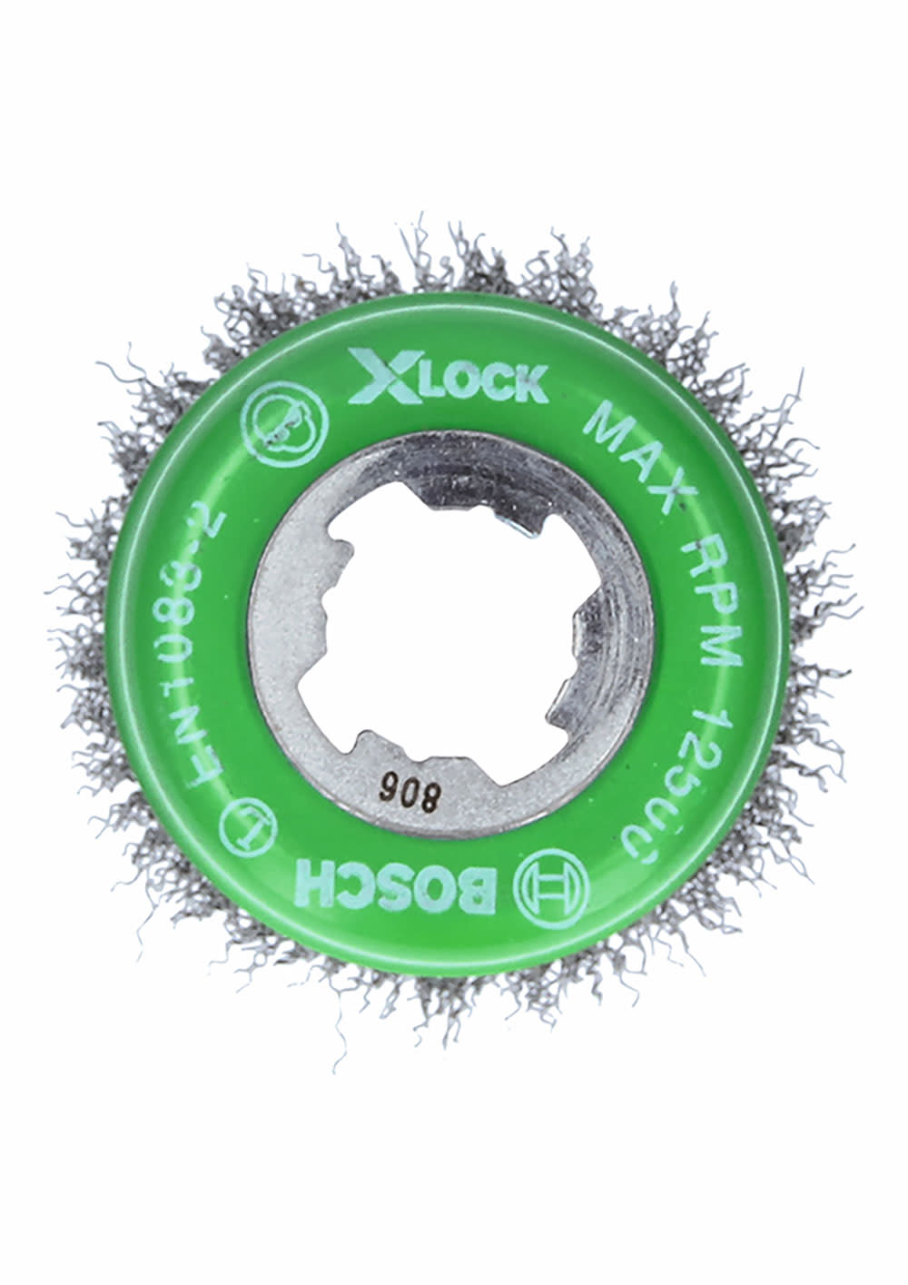 Bosch 3 In. Wheel Dia. X-LOCK Arbor Stainless Steel Crimped Wire Cup Brush - Flockneti