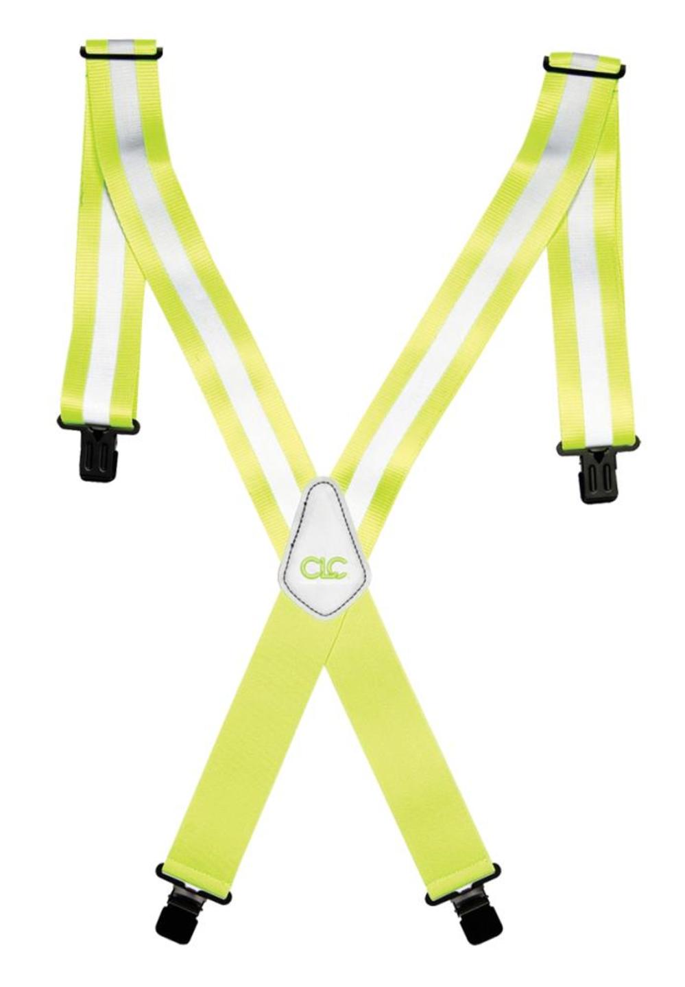 CLC Heavy Duty Hi-Viz Work Suspenders - Flockneti