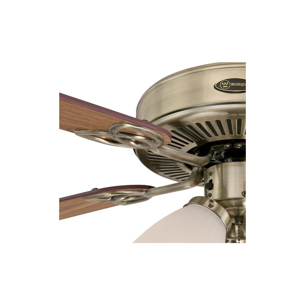 Westinghouse 52″ Vintage Brass Indoor Ceiling Fan - Flockneti