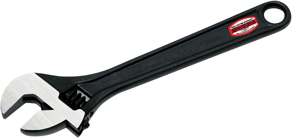 Reed Mfg Adjustable Wrench Blackened 8 In. - Flockneti