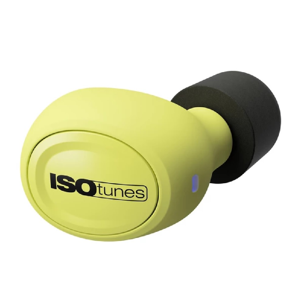 ISOtunes Safety Yellow Wireless Bluetooth Earbuds - Flockneti