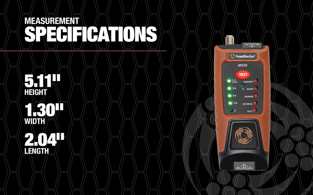 Southwire M550 Continuity Tester for Data & Coax Cables - Flockneti