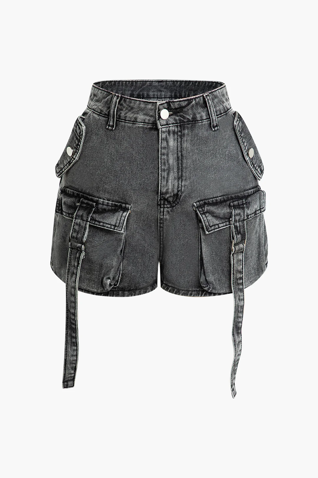 Denim 3D Pocket Shorts - Flockneti