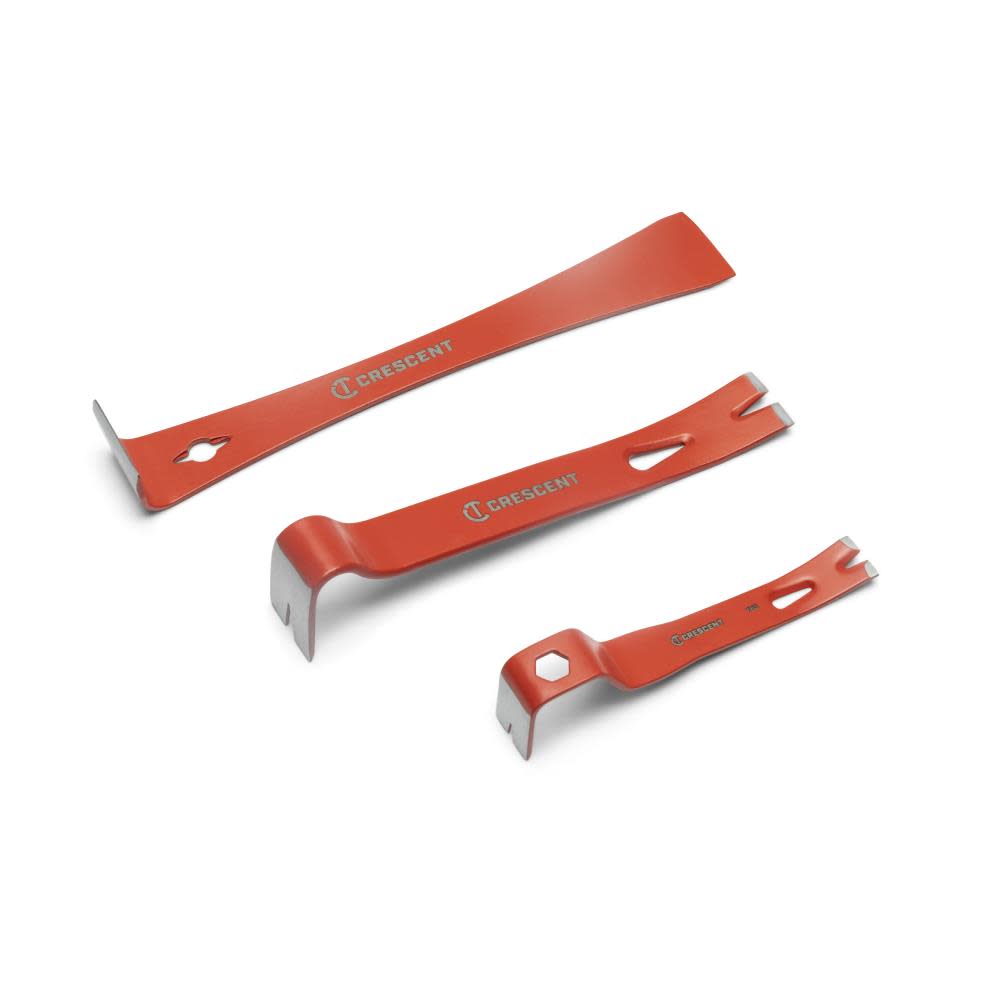 Crescent Pry Bar Set 3pc - Flockneti