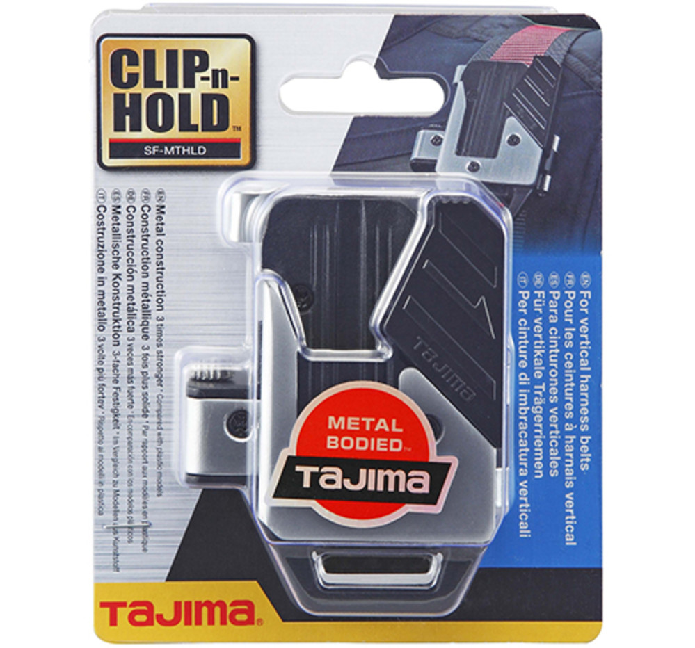 Tajima CLIP n HOLD Metal Bodied for Vertical Harness Belts - Flockneti