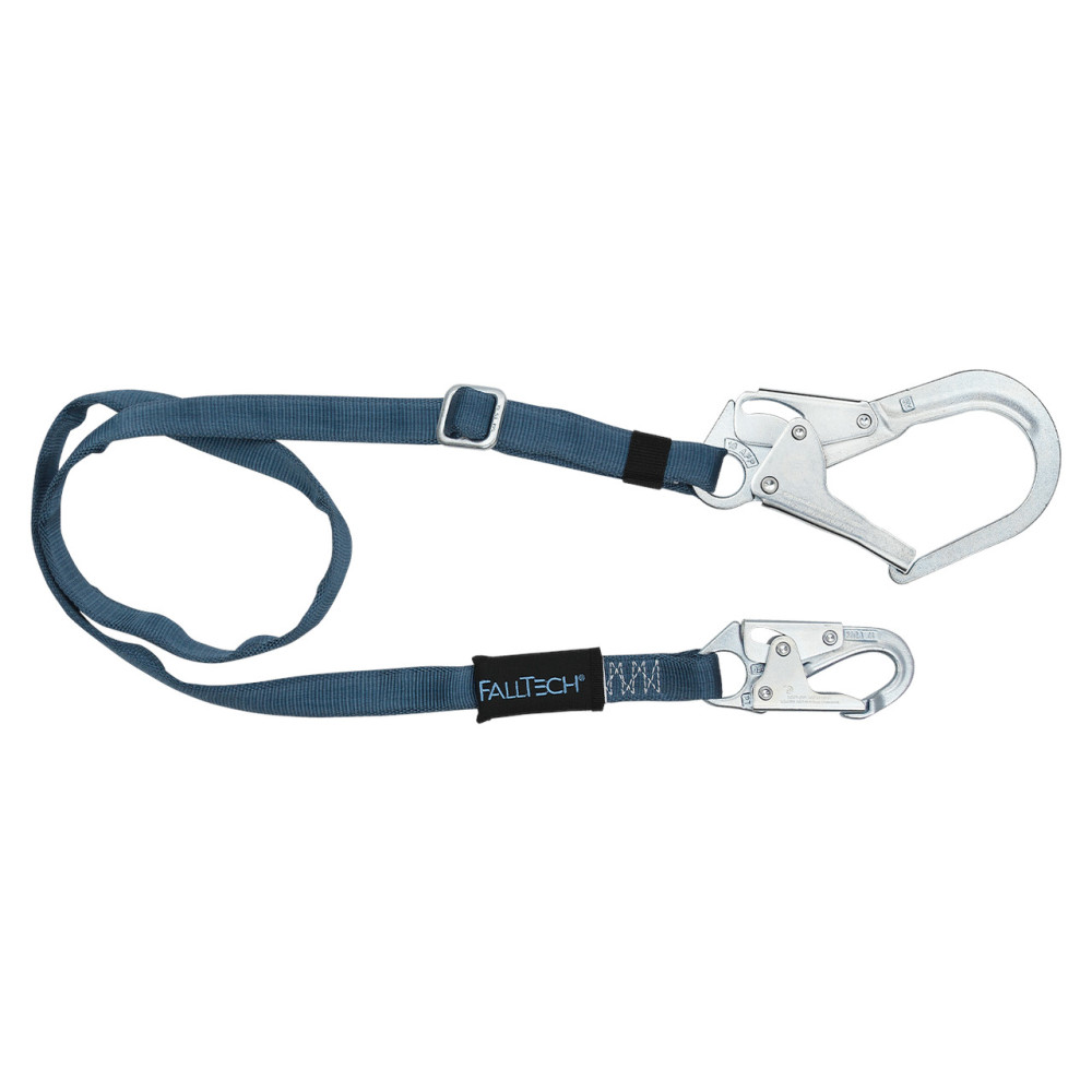 Falltech 4-6′ Adjustable Polyester Web Restraint Lanyard - Flockneti
