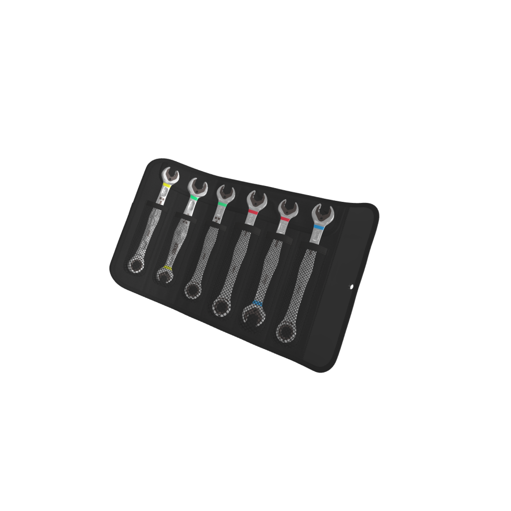 Wera Tools 6000/6002 Joker 6 Metric 1 Combination Ratchet/Double Wrench - Flockneti
