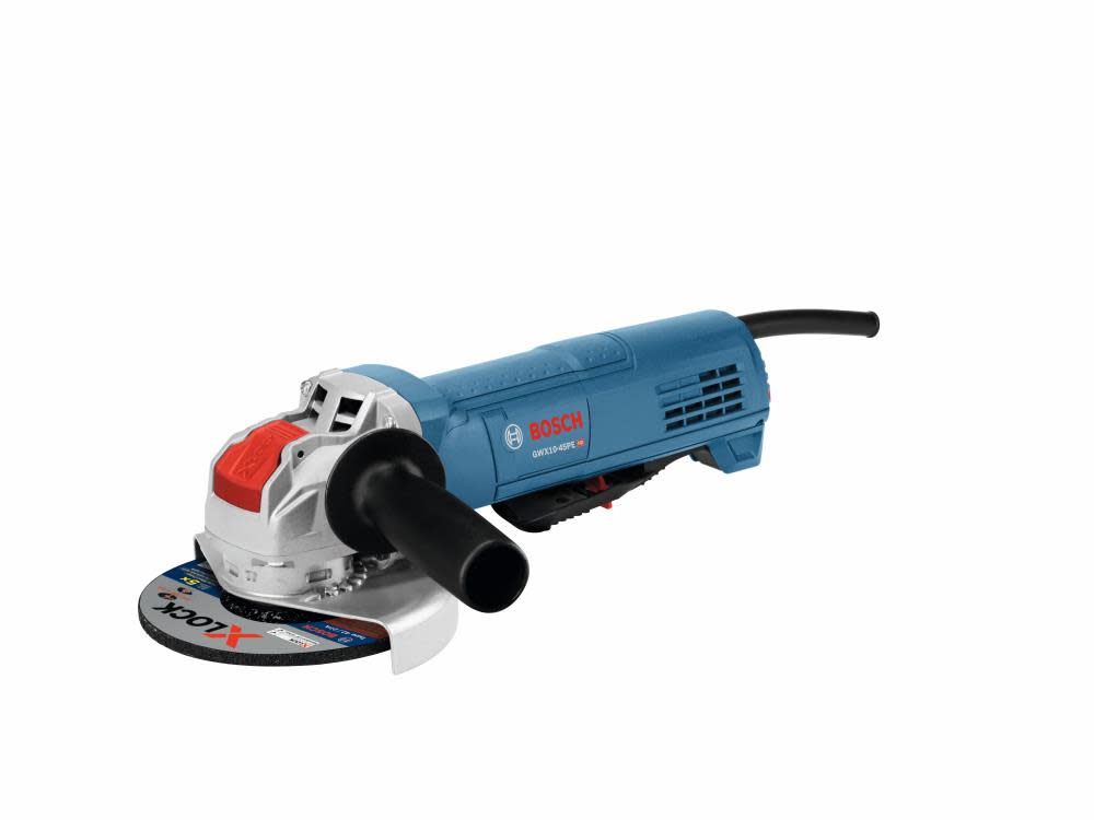 Bosch 4-1/2 In. X-LOCK Ergonomic Angle Grinder with Paddle Switch - Flockneti