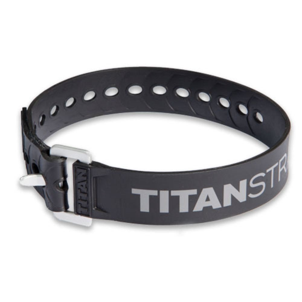 Titan Straps 20 In./51 Cm Black Industrial Strap - Flockneti