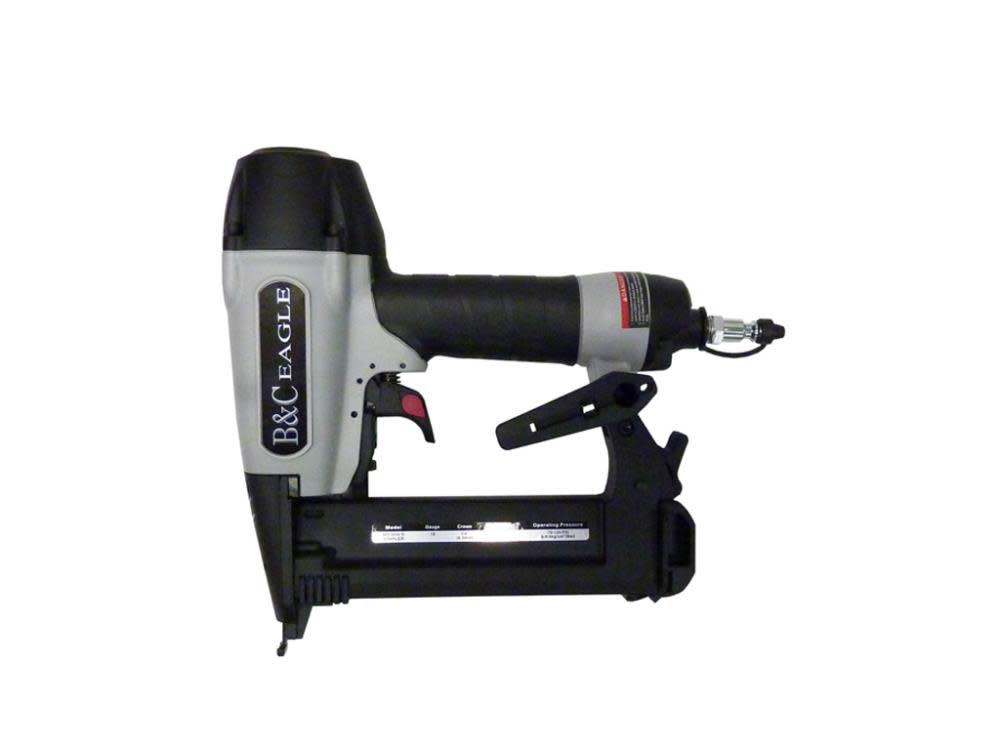 B and C Eagle 1/2 In. to 1-1/2 In. 18 Gauge Finishing Stapler with Case - Flockneti