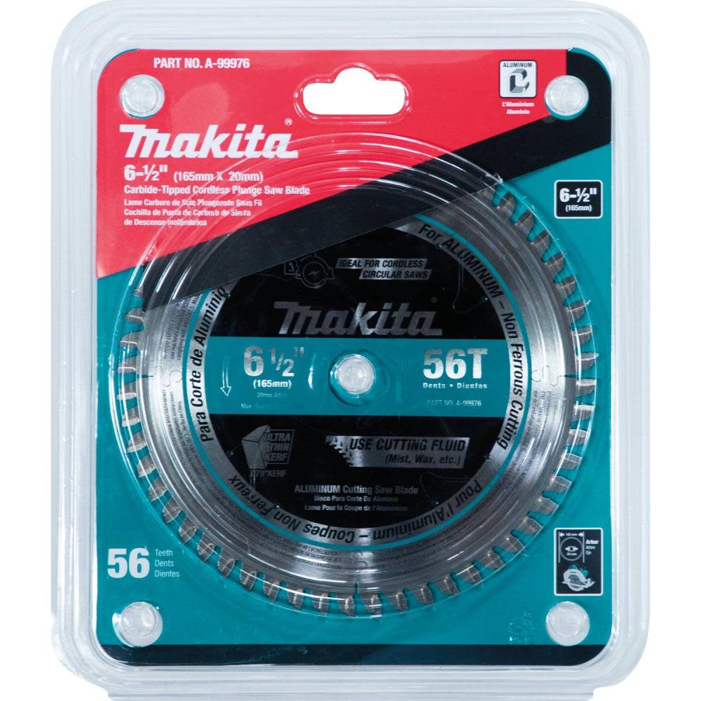 Makita 6-1/2″ 56T Carbide-Tipped Cordless Plunge Saw Blade - Flockneti