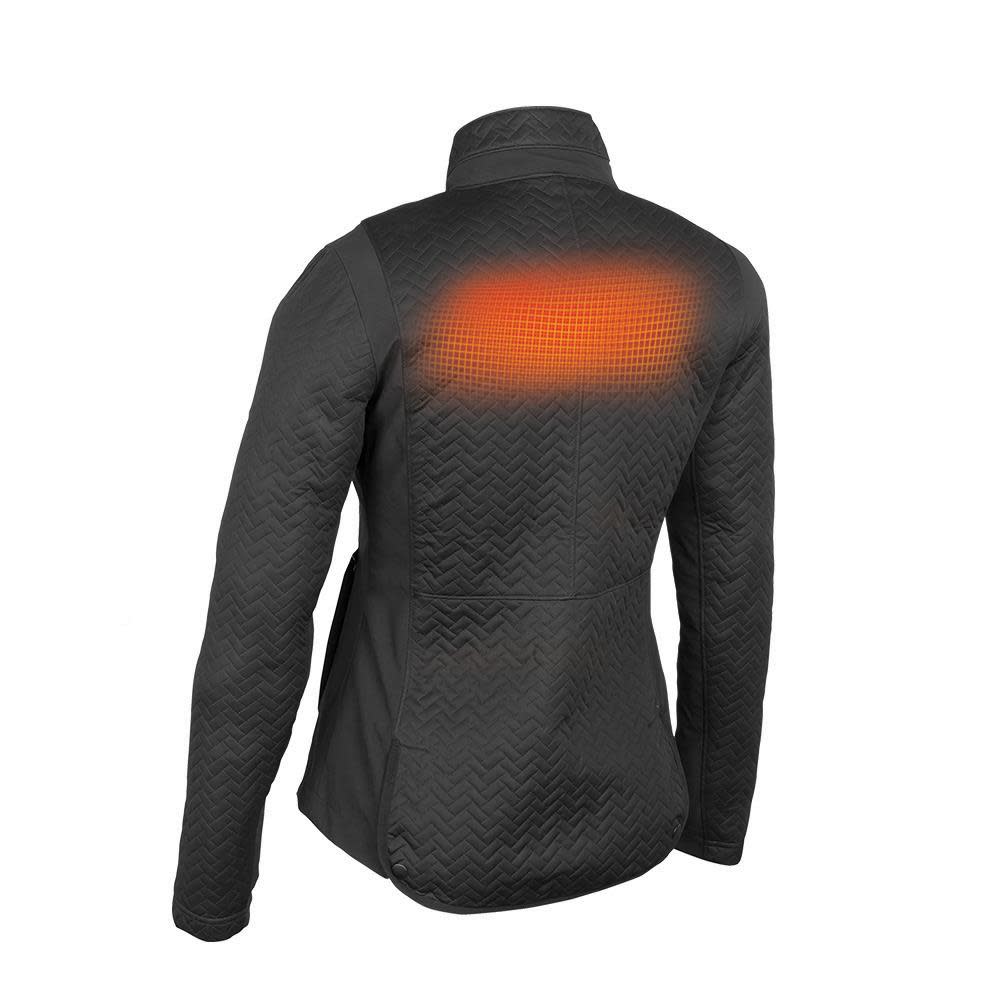 Mobile Warming Sierra Heated Jacket 7.4 Volt Womens Black Large - Flockneti