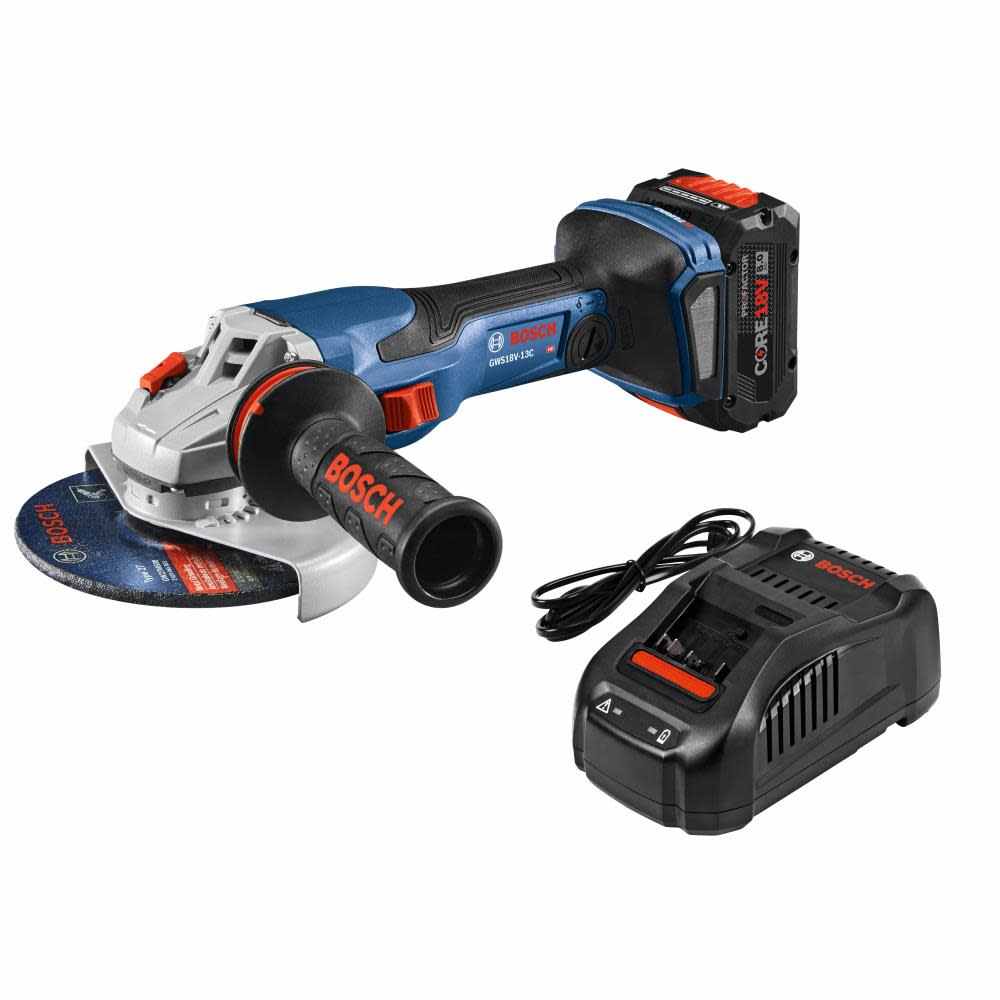 Bosch PROFACTOR 18V Spitfire 5  6″ Angle Grinder Kit - Flockneti