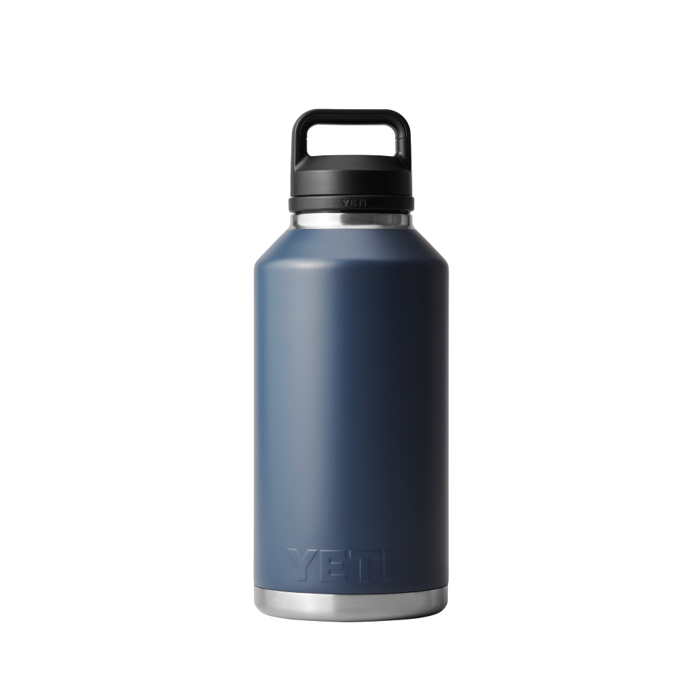 Yeti Rambler 64oz Bottle Navy Blue with Chug Cap - Flockneti