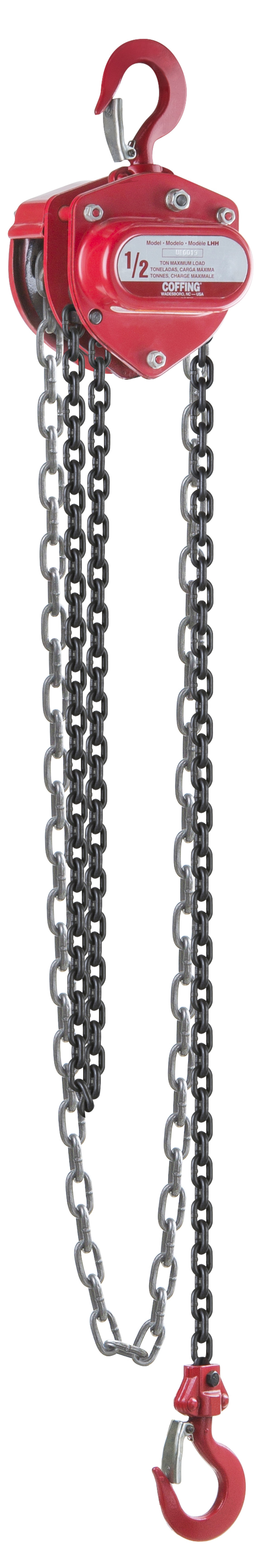 Coffing Hoist 1100 Lbs Load Capacity 10 Ft. Lift Mini Ratchet Lever Chain Hoist - Flockneti