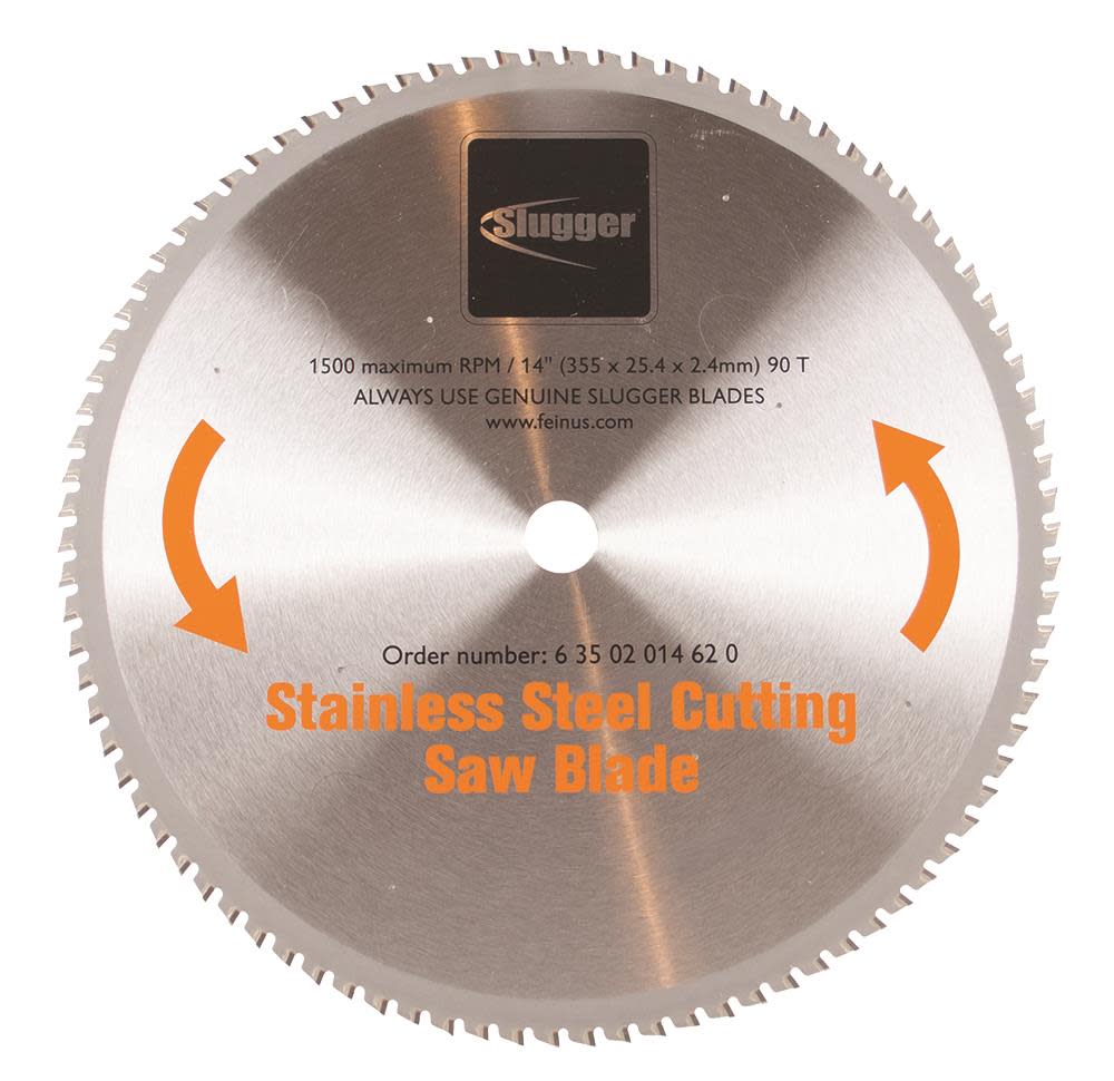 Fein 14 In. Saw Blade for Cutting Stainless Steel for the 14 In. Slugger by Metal Chop Saw - Flockneti
