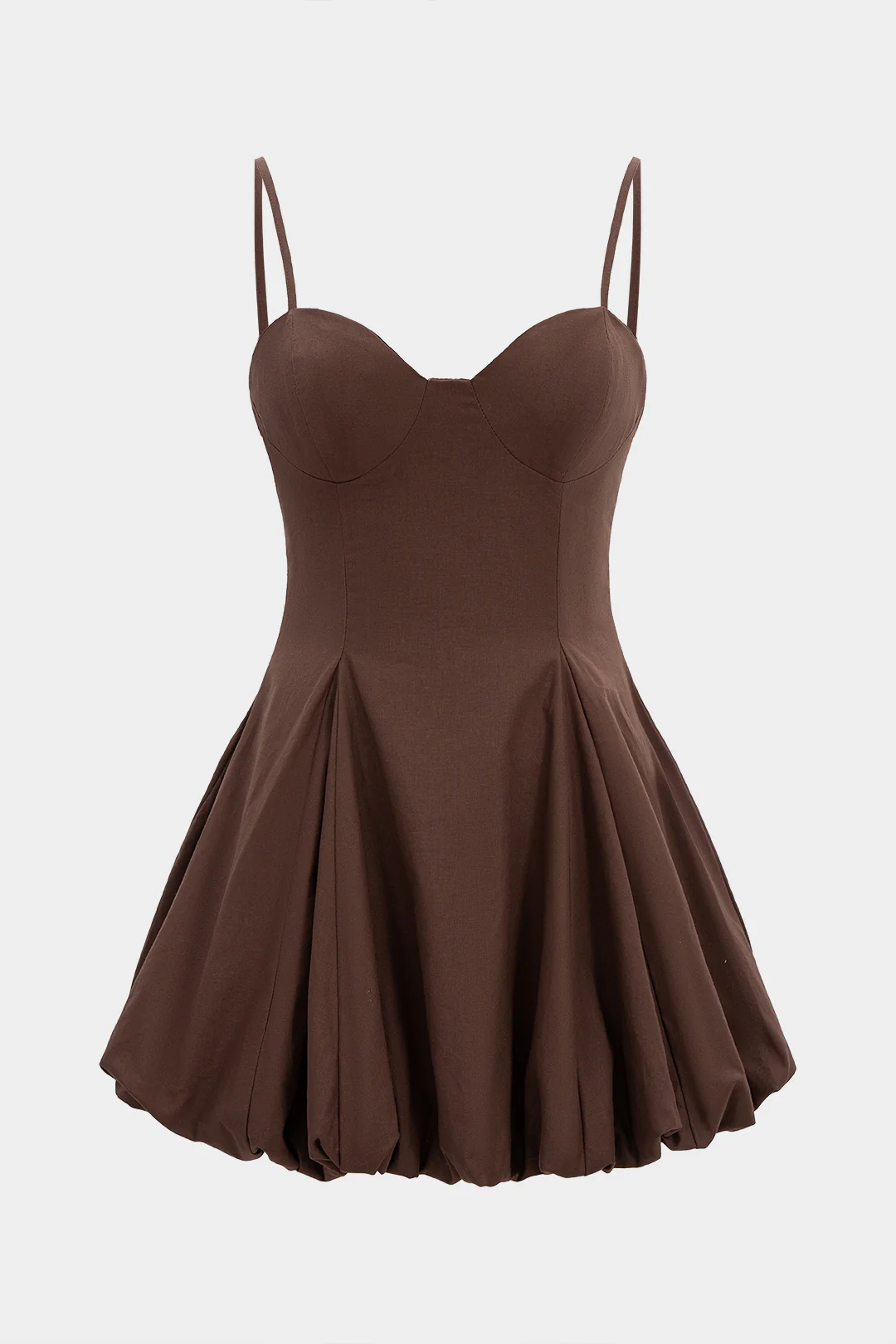Ruched Zipper Slip Sleeveless Mini Dress - Flockneti