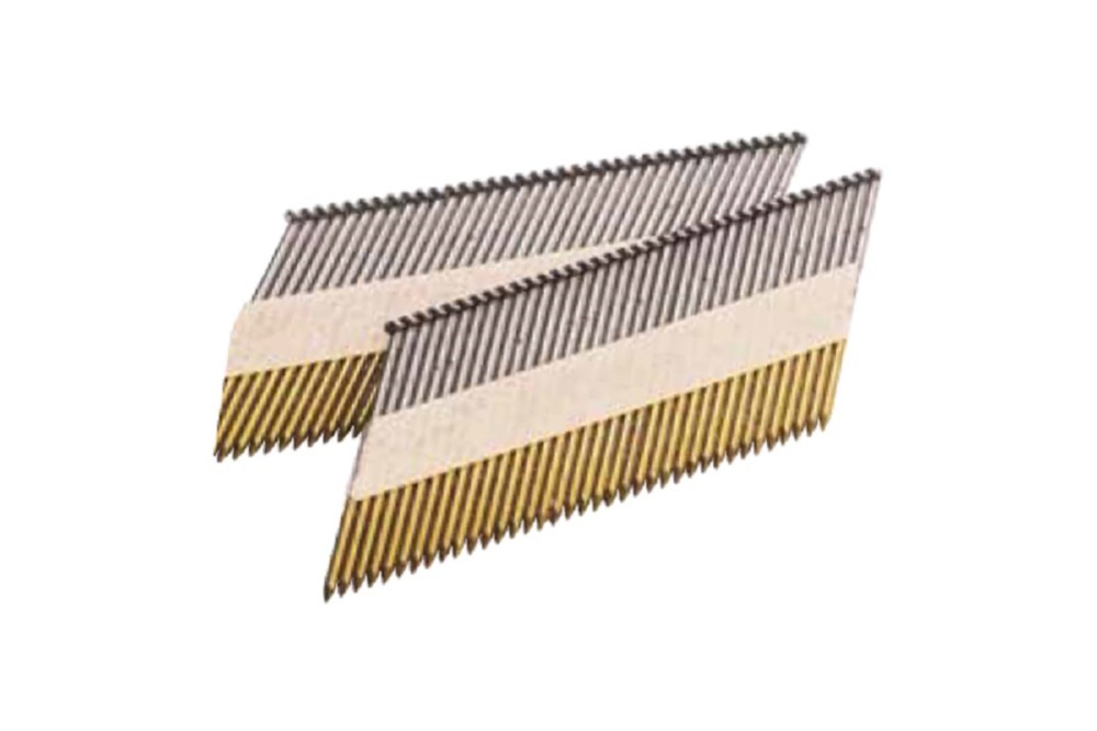 Midcontinent Nail 2-3/8 In. X .113 RS Bright Ring Offset Paper Tape Strip Nails – 5000 Nails - Flockneti